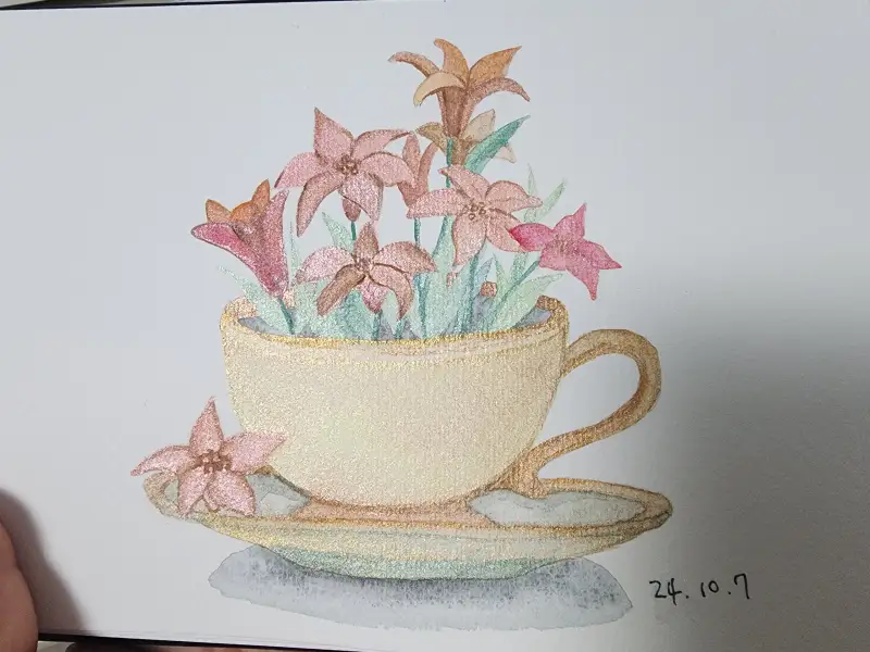 사쿠라코이워터칼라고체물감