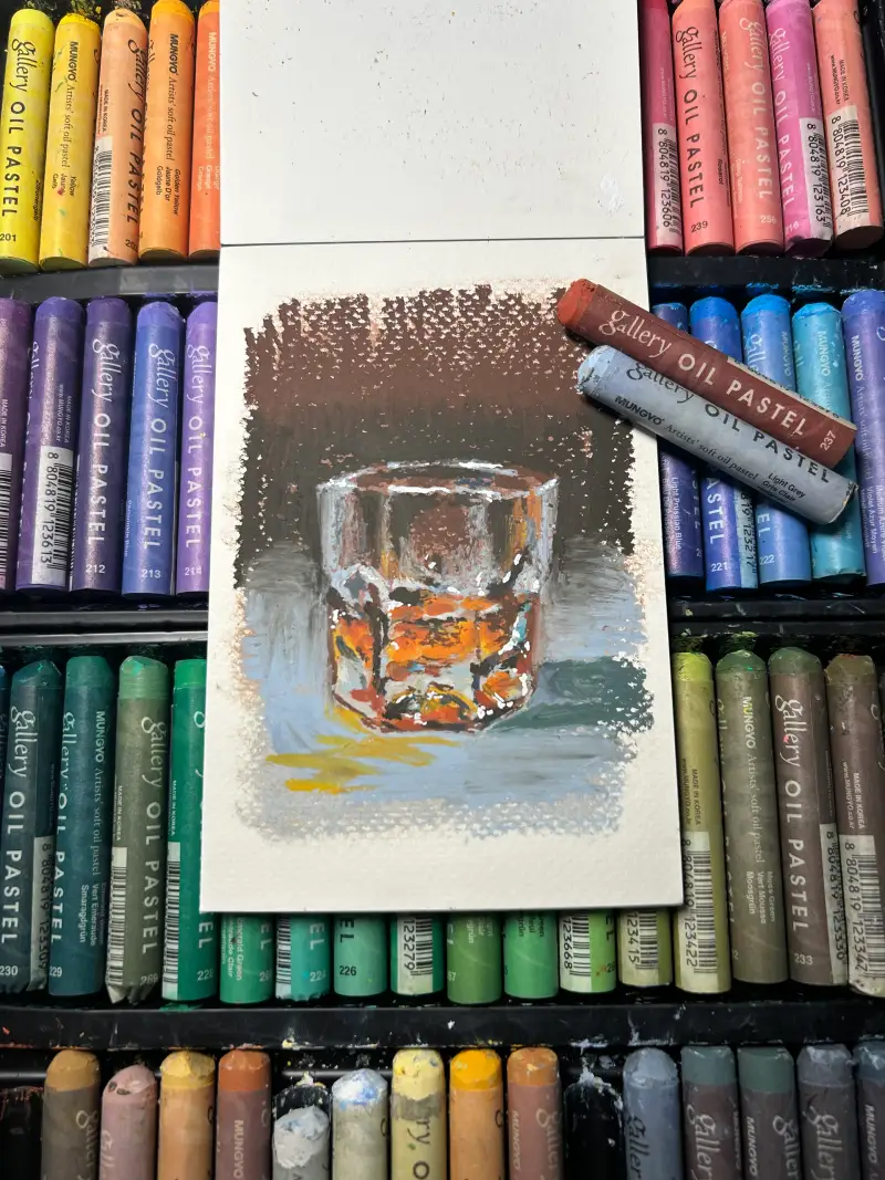 오일파스텔,문교,포스카,마카,컵