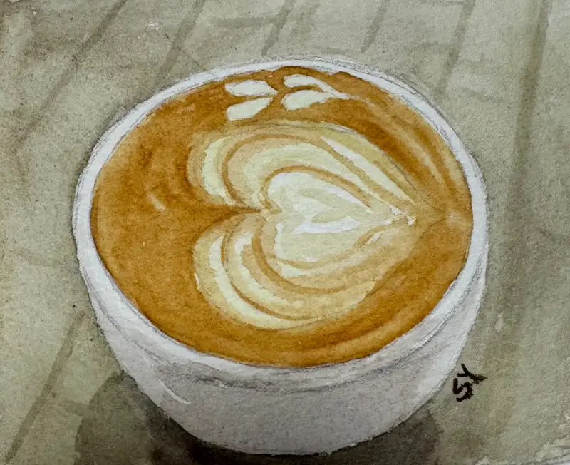 드로잉로그,카푸치노