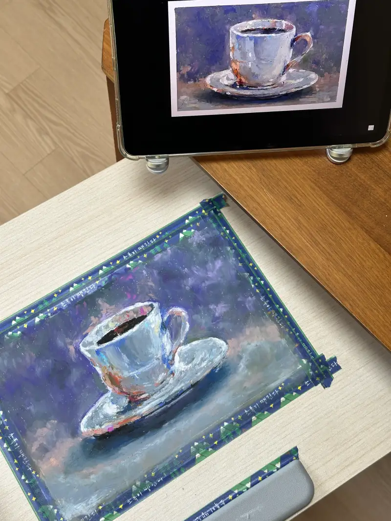 파브리아노아카데미아,문교오일파스텔