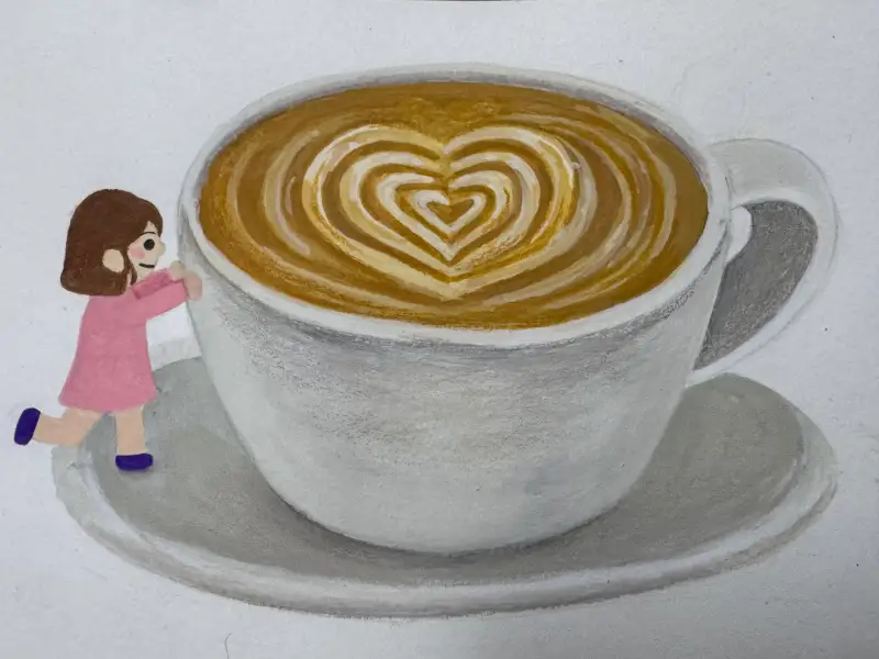 과슈,미야과슈,프리즈마색연필,프리즈마,색연필화,색연필