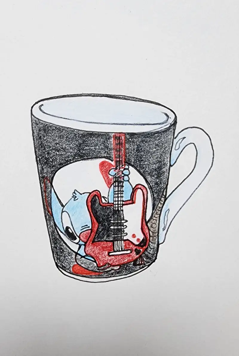 드로잉로그,드로잉로그2기,화방넷드로잉로그2기,스티치미니머그컵