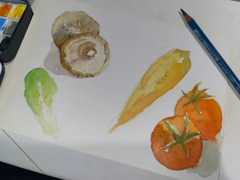 드로잉로그,채소