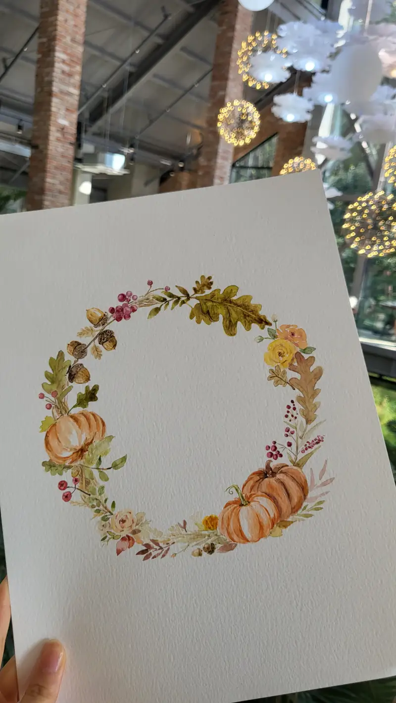 화방넷드로잉로그,드로잉로그,드로잉로그2기,채소그리기,호박리스,가을느낌,수재화그리기