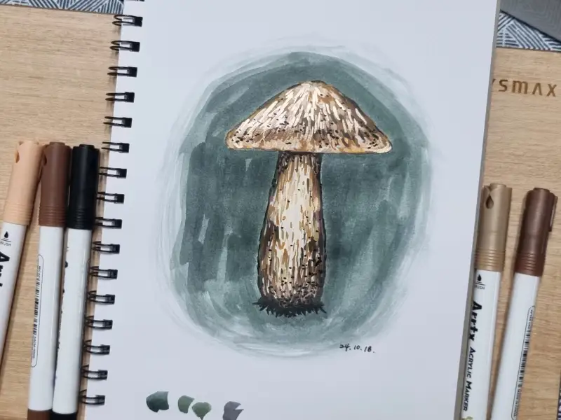 드로잉로그2기,채소그리기