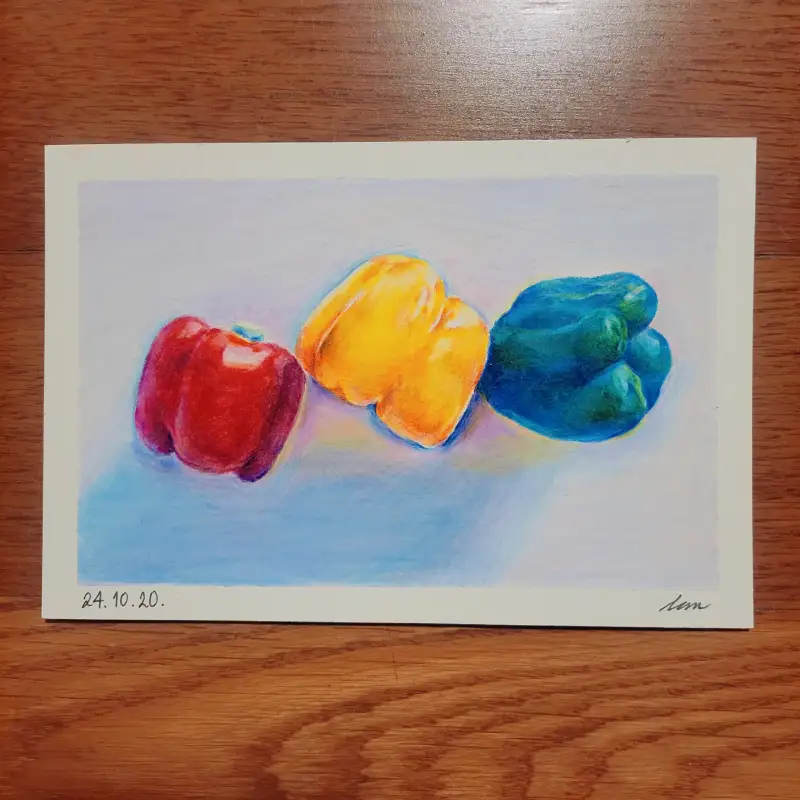 프리즈마유성색연필,파프리카