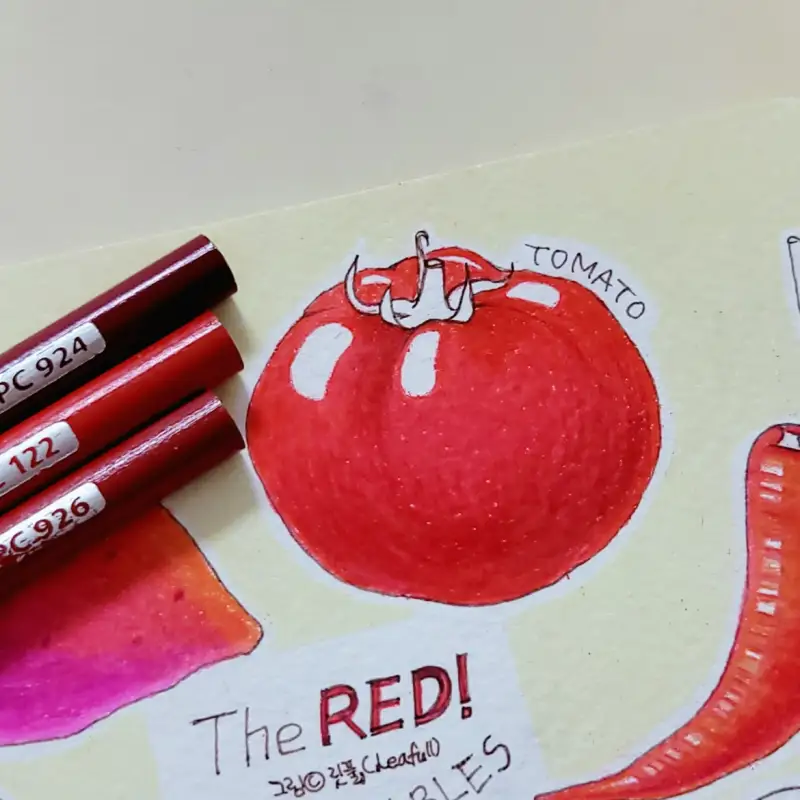 색연필화,프리즈마색연필