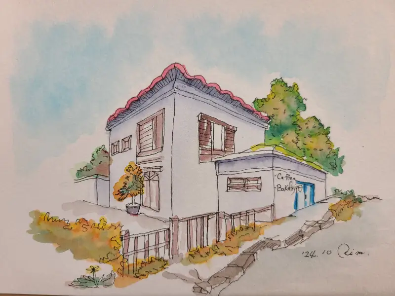 4B,펜,문교수채물감,갠손수채스케치북