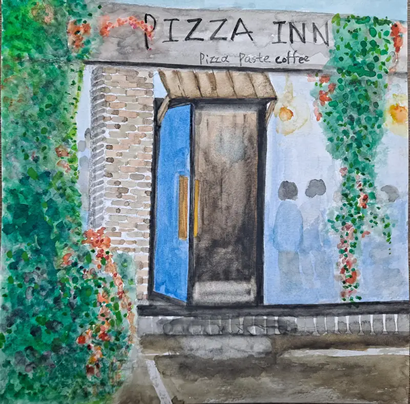 AQUARELLE중목,신한물감,화홍붓