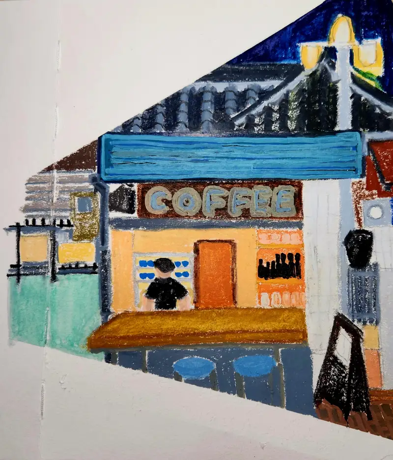 드로잉로그,드로잉로그2기3주차,가게그리기