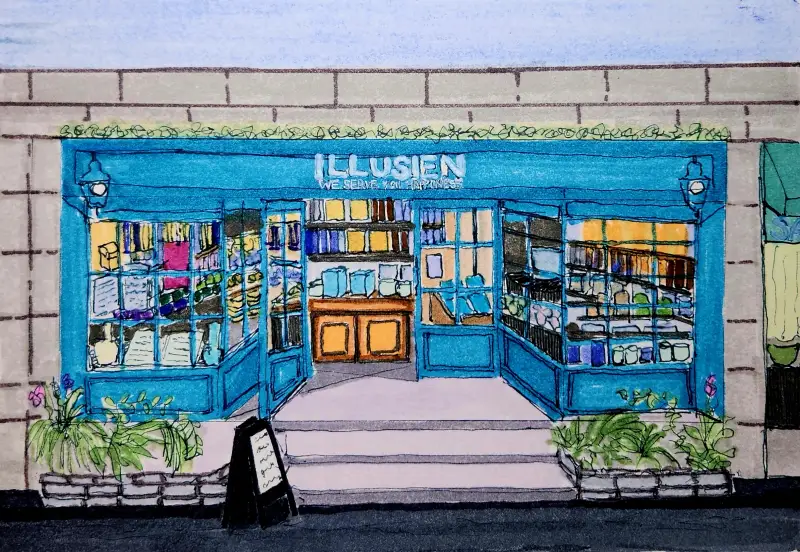 드로잉로그,드로잉로그2기,3주차_가게그리기,알파브러시마커