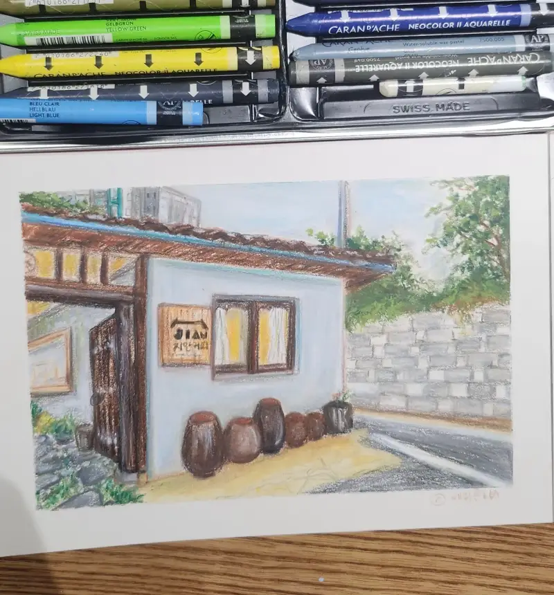 까렌다쉬네오컬러2,문교오일파스텔