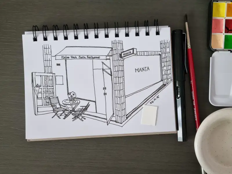 화방넷드로잉로그,어반스케치,만년필드로잉