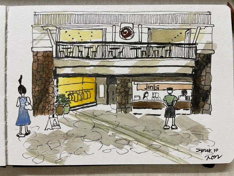 화홍수채붓345,신한수채물감12색