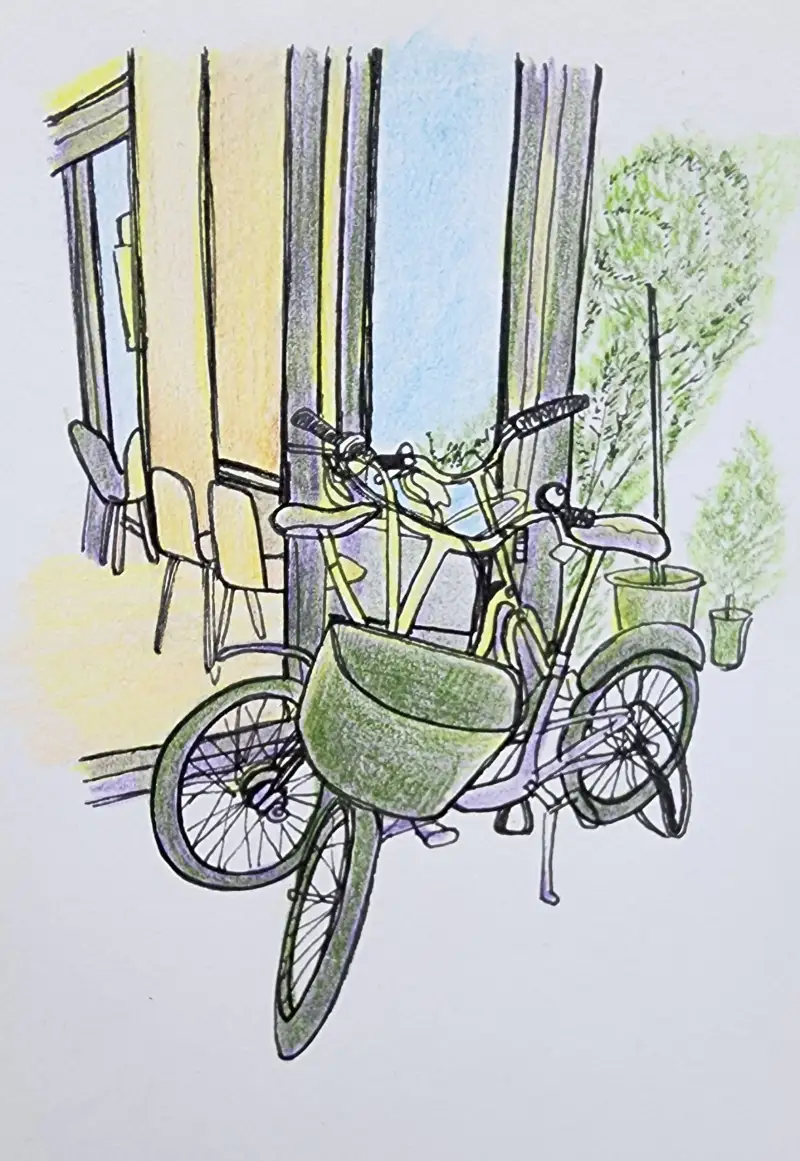 드로잉로그,드로잉로그2기,화방넷드로잉로그2기,자전거