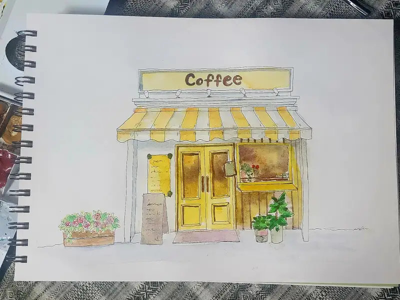 드로잉로그챌린지3주차_가게2,라디샤