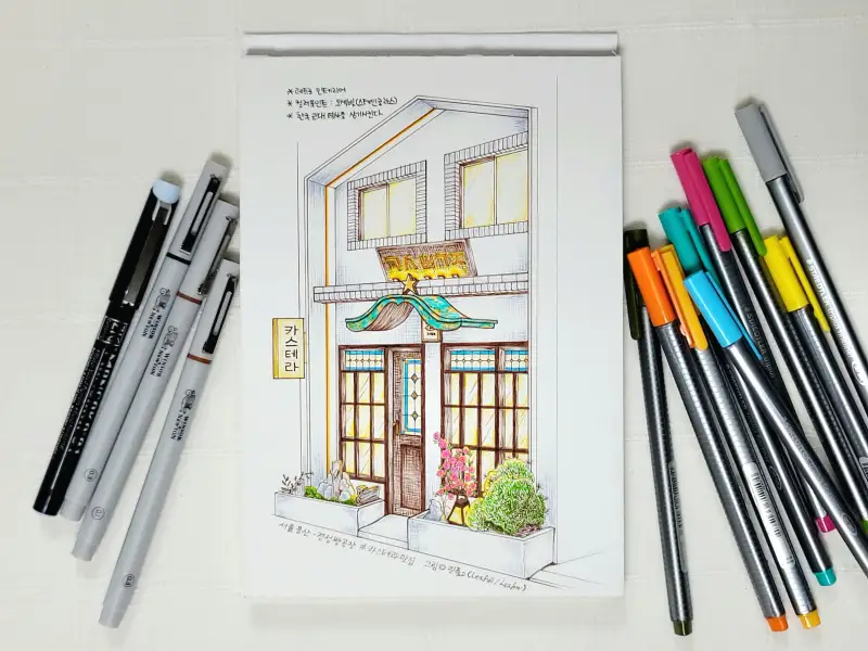 윈저앤뉴튼,스테들러,지그,파인라이너,화인라이너,윈저앤뉴튼펜,스테들러펜