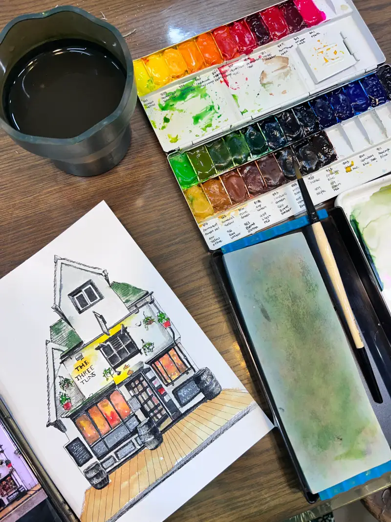 신한swc,흥일파레트239,미젤로수채화공동도흡수패드,미젤로다용도트레이흡수패드붓거치대,파버카스텔클릭앤고물통,틴토레또1606호