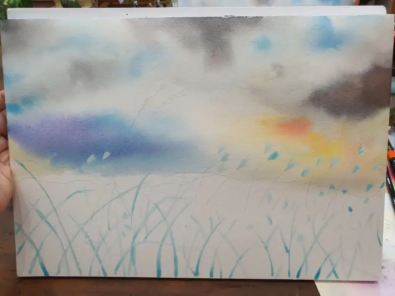 마스킹액,신한물감,화홍붓