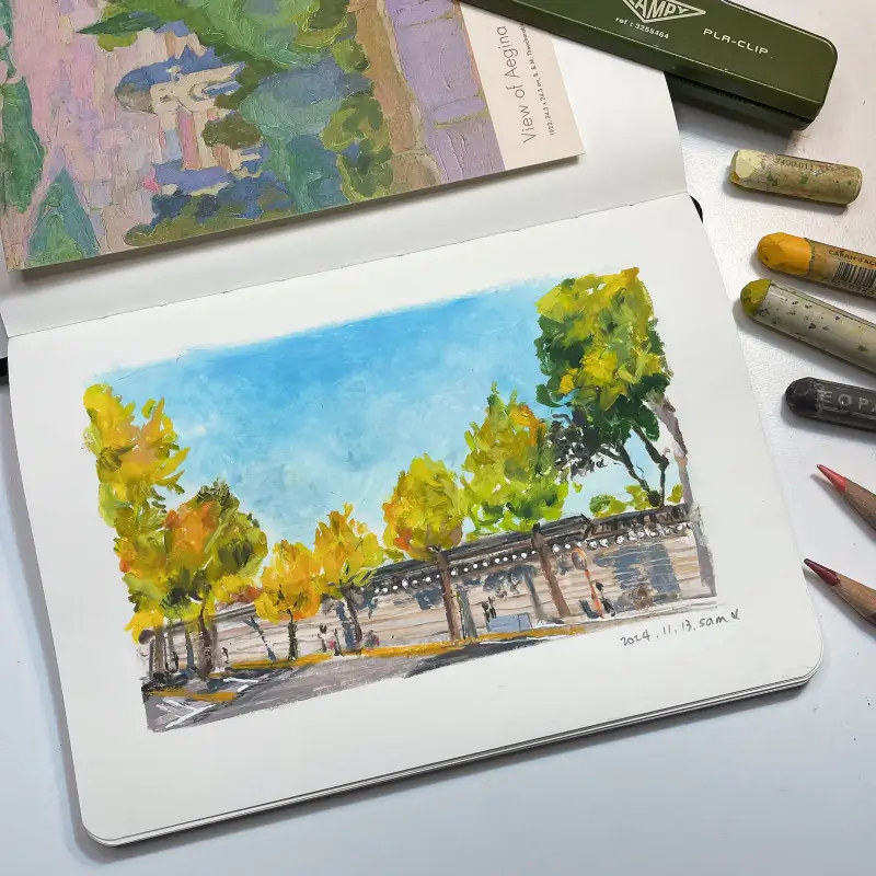 새미,드로잉로그,화방넷드로잉로그