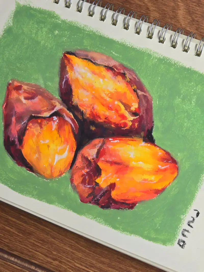 군고구마,화방넷드로잉로그,드로잉로그