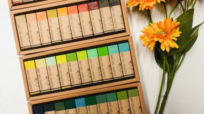 카와치오일파스텔,넘버나인,오일파스텔