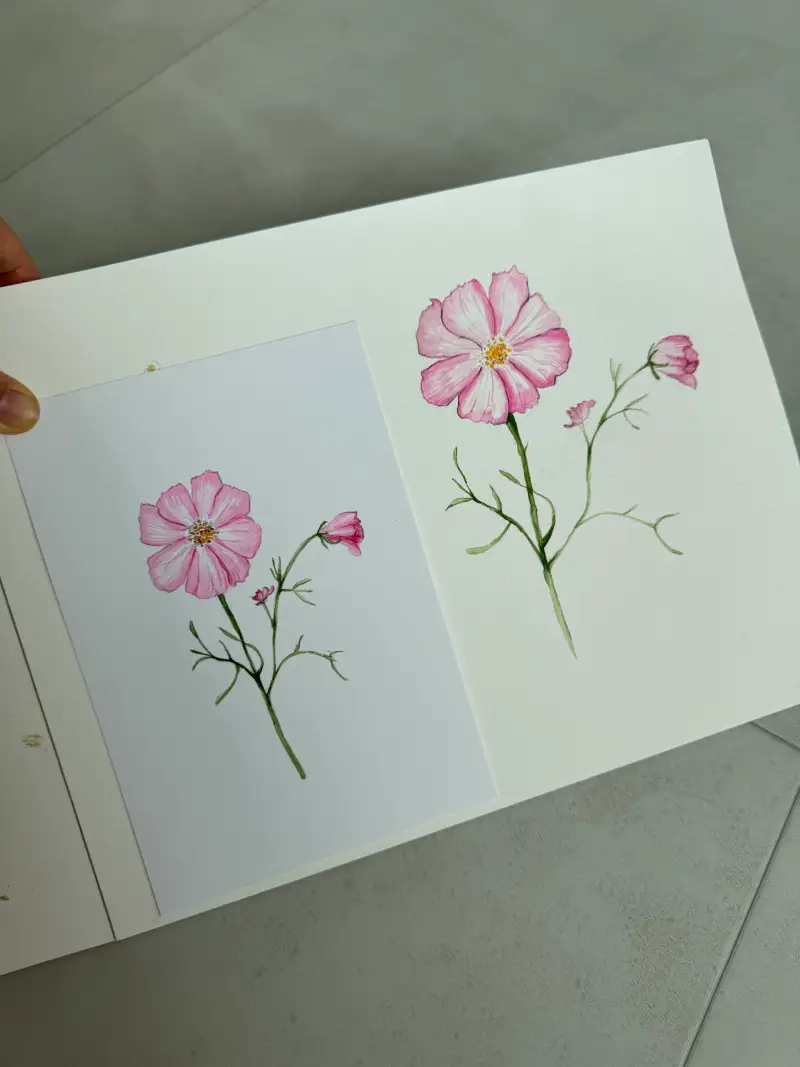 신한전문가용,신한전문가용수채화,가을,화홍,캔손,화홍붓