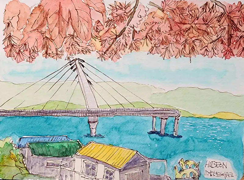 미젤로미션골드,스태들러워터브러쉬,수채화