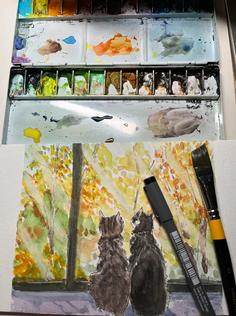 흥일,알루미늄,미니,수채화,파렛트,26칸,흥일알루미늄미니수채화파렛트,화방넷,화방넷드로잉로그