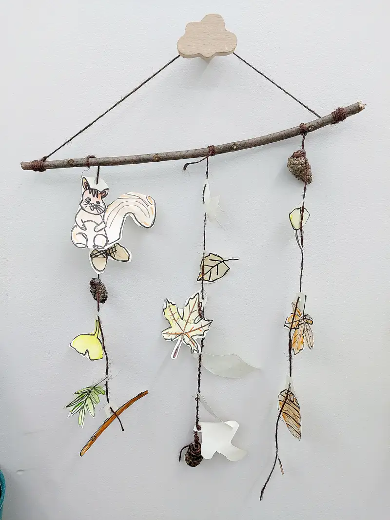 초등미술,초1그림,가을모빌