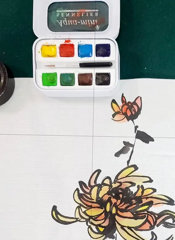 시넬리에,아쿠아미니,고체물감