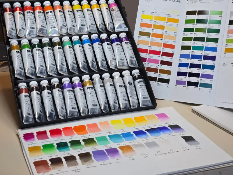 쉴드에픽아크릴물감