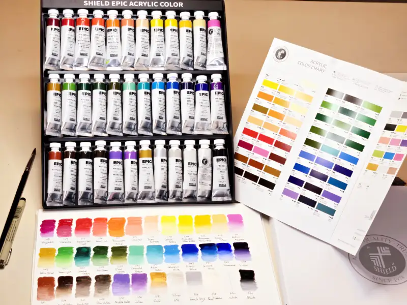 쉴드에픽아크릴물감