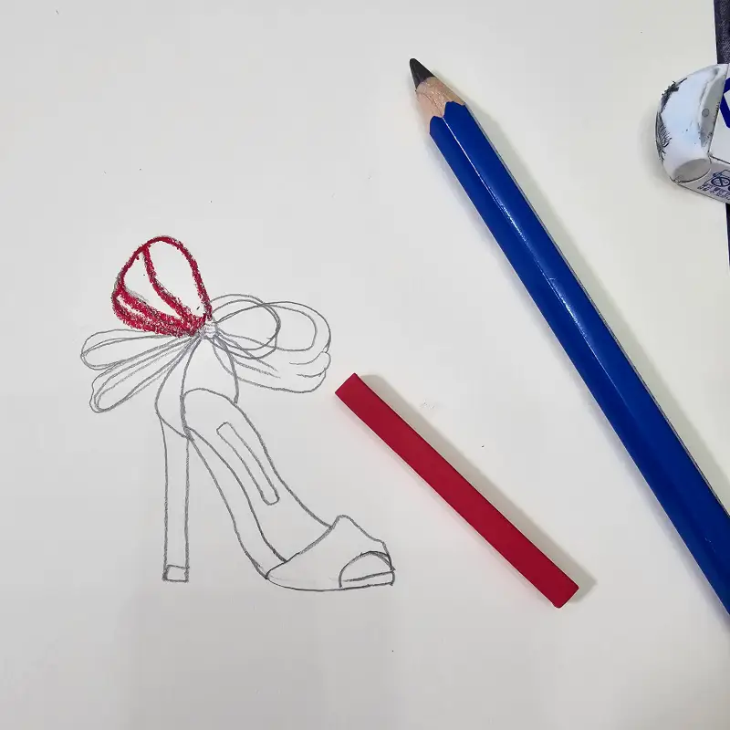 신발,구두,드로잉파스텔,화방넷,드로잉로그,드로잉로그3기