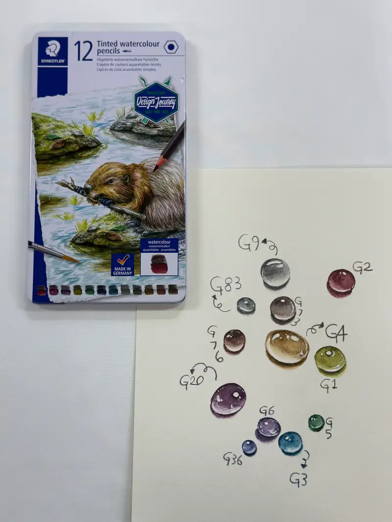 스테들러틴트색연필,틴트색연필,수채틴트색연필