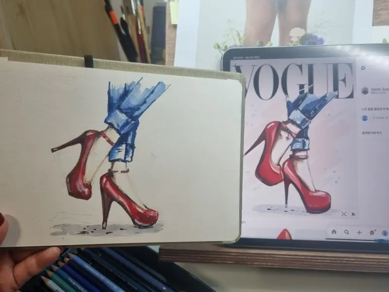 핀터레스트,신한마카,프리즈마유성,색연필