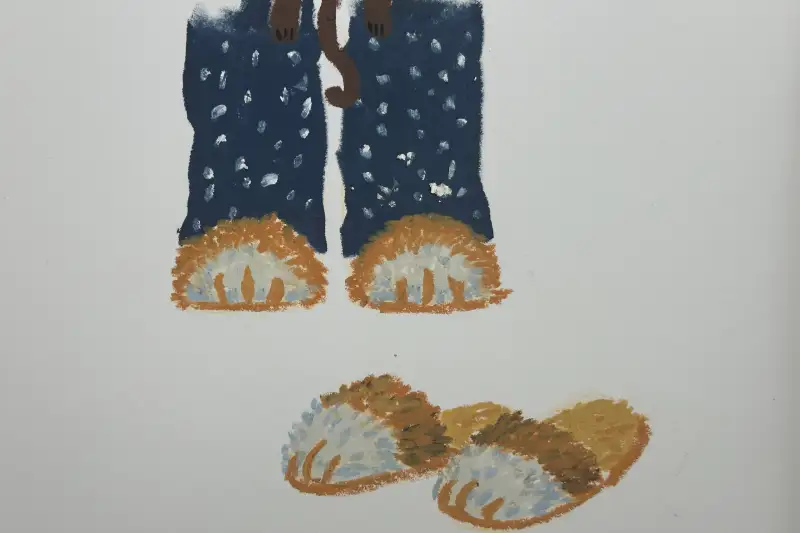 화방넷드로잉로그,2주차,신발,오일파스텔