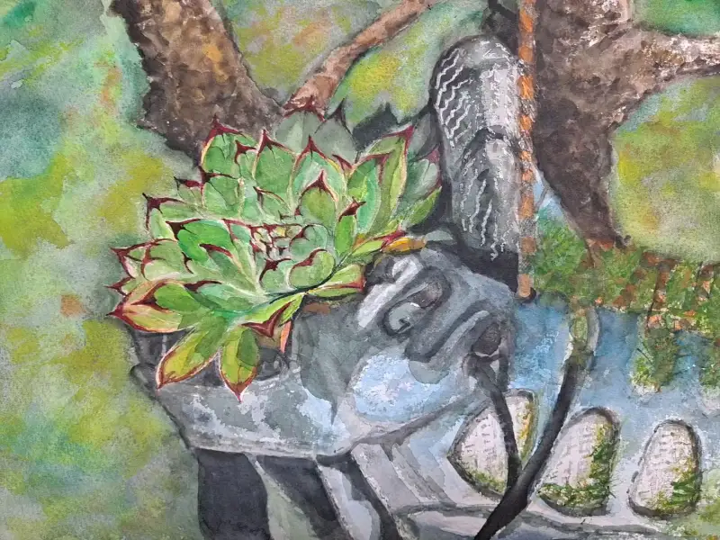 드로잉로그3기,캔손26×36,신한물감,화홍붓1,6,8호