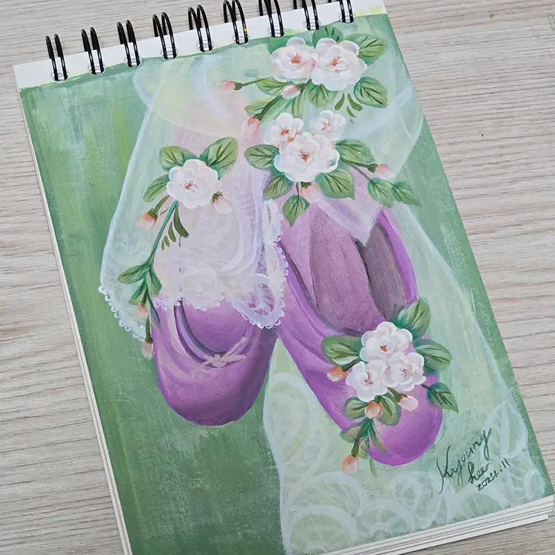 조소냐,화홍붓,초록빛아트,허브민트,아크릴화,드로잉로그,화방넷드로잉로그,화방넷,조소냐아크릴물감