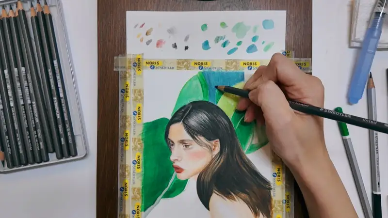 스테들러틴트색연필