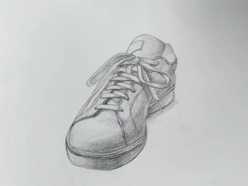 화방넷드로잉로그,톰보우연필,소묘,신발