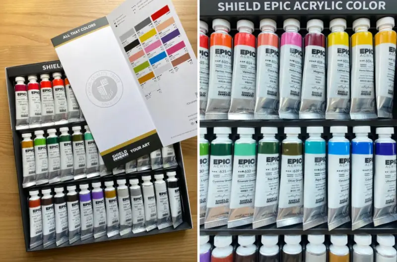 에필아크릴물감,아크릴물감
