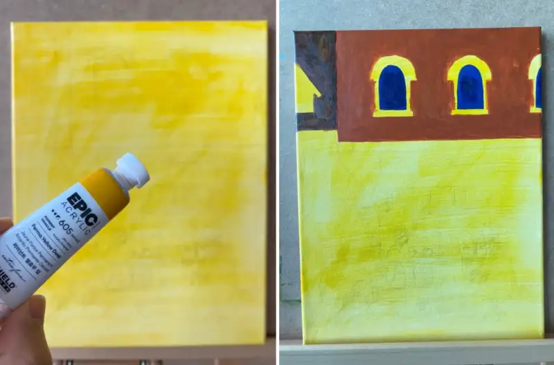 에필아크릴물감