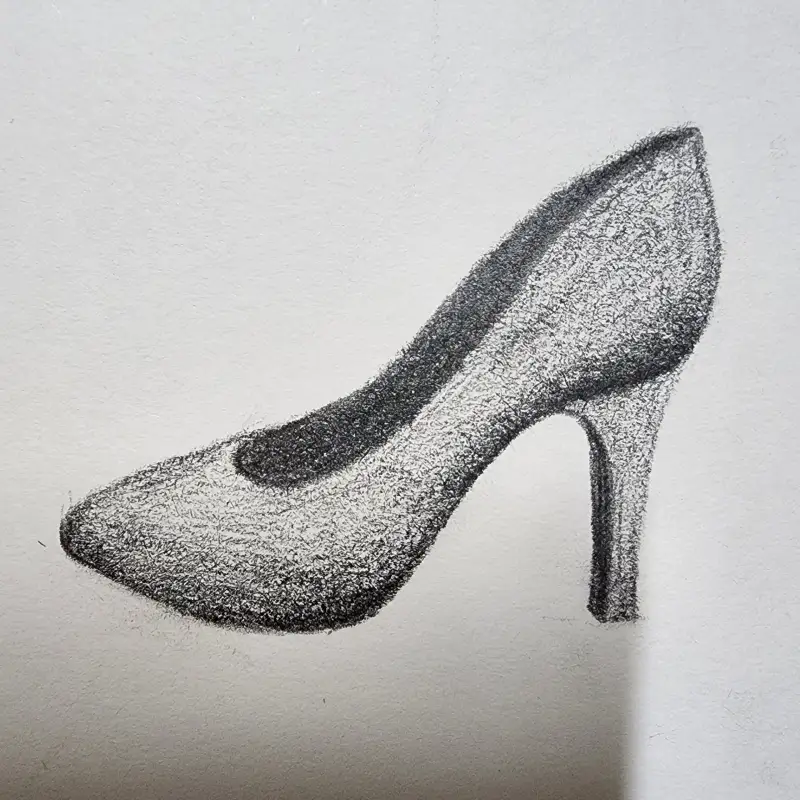 드로잉로그3기,2주차,신발,소묘