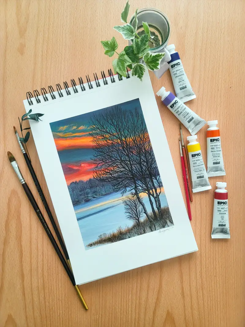 쉴드에픽아크릴물감