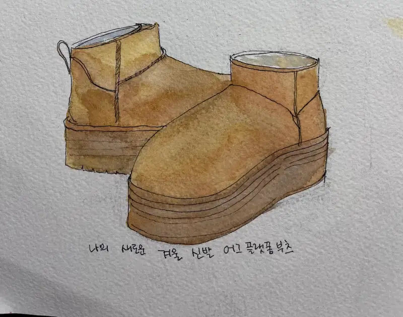 드로잉로그3기,신발,어그