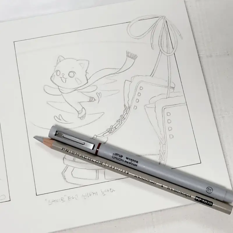 윈저앤뉴튼펜,프리즈마색연필