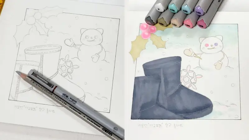 윈저앤뉴튼펜,프리즈마색연필