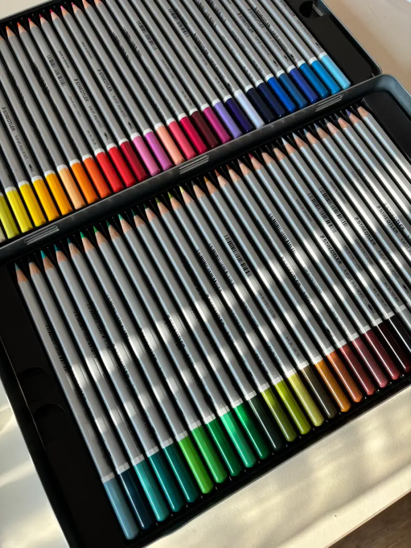 스테들러,수채색연필