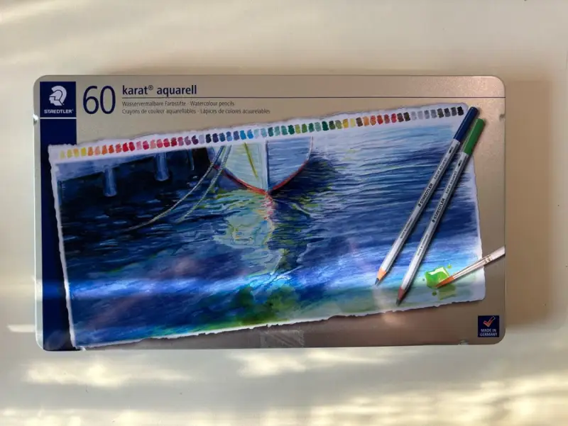 스테들러,카라트,수채색연필